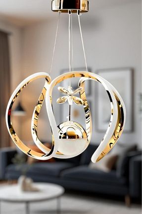 لوستر طلائی آلومینیوم CRAFT HOME - کد 869699245
