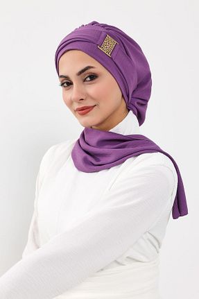 شال بنفش زنانه Aisha
