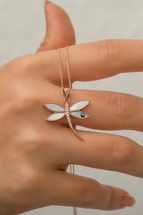 گردنبند نقره طلائی زنانه 925 عیار Papatya Silver - کد 42683393