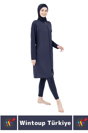 مایو حجاب سرمه ای زنانه Wintoup - کد 905774225