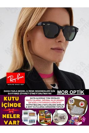 عینک آفتابی مشکی زنانه UV400 Ray-Ban - کد 782899250