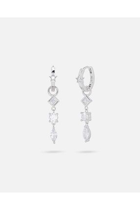 گوشواره نقره سفید زنانه 925 عیار MEKS JEWELS - کد 904507860