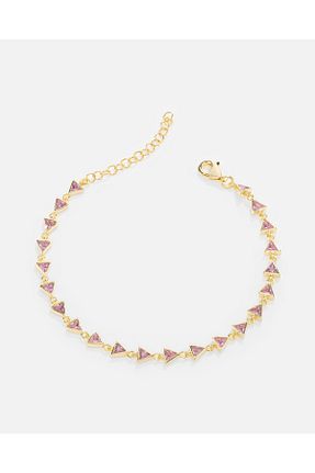 دستبند نقره طلائی زنانه 925 عیار MEKS JEWELS - کد 904527142