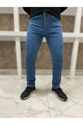 شلوار آبی مردانه لیکرا Güray Store - کد 904545632