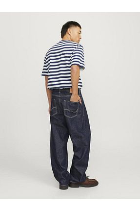 تیشرت آبی مردانه یقه دوچرخه Jack & Jones - کد 893536524