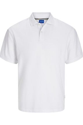 تیشرت سفید مردانه یقه پولو Jack & Jones - کد 838806790
