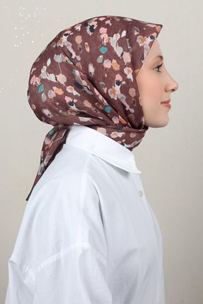 دستمال گردن زرشکی پنبه ای Eşarppark - کد 904624055
