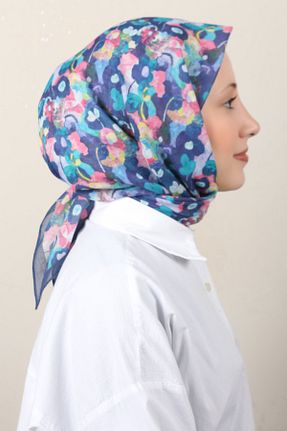 دستمال گردن زرشکی پنبه ای Eşarppark - کد 904623458