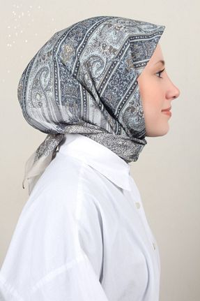 دستمال گردن زرشکی پنبه ای Eşarppark - کد 904623534