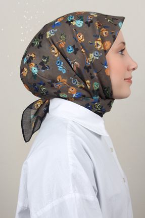 دستمال گردن زرشکی پنبه ای Eşarppark - کد 904626255