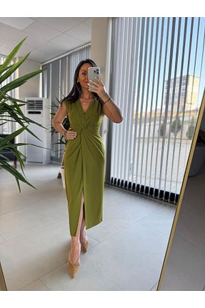 لباس سبز زنانه بافتنی caddstore - کد 904615410