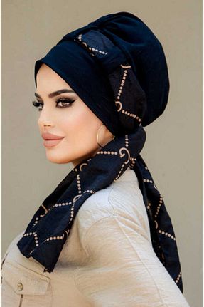 کلاه شنای حجاب مشکی زنانه Aişe Tesettür - کد 49137314