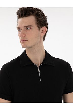 پولوشرت قهوه ای مردانه پنبه ای Pierre Cardin - کد 904639958