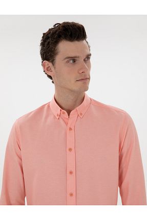 پیراهن قرمز مردانه رگولار Pierre Cardin - کد 904639638