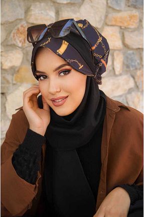 کلاه شنای حجاب سفید زنانه Aişe Tesettür - کد 72210431