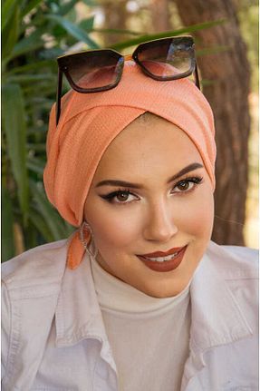روسری صورتی پلی استر Aişe Tesettür - کد 753040142