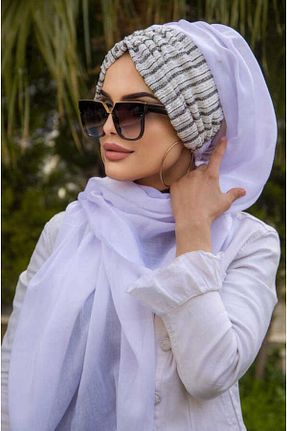 کلاه شنای حجاب سفید زنانه Aişe Tesettür - کد 748041656