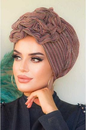 کلاه شنای حجاب متالیک زنانه Aişe Tesettür - کد 680418244