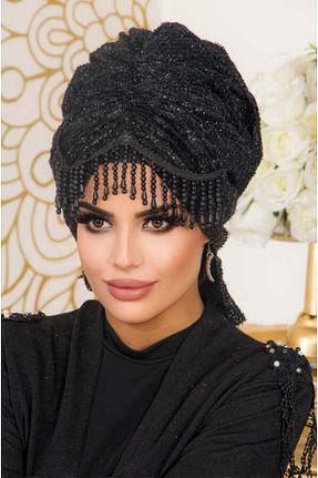 کلاه شنای حجاب مشکی زنانه Aişe Tesettür - کد 680422886