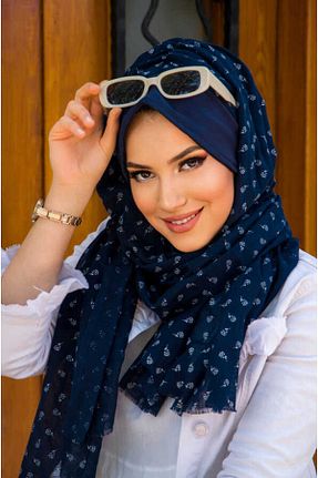 کلاه شنای حجاب سرمه ای زنانه Aişe Tesettür - کد 681067111