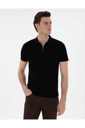پلیور قهوه ای مردانه ساده Pierre Cardin - کد 904648969