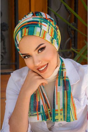 کلاه شنای حجاب مشکی زنانه Aişe Tesettür - کد 736848852
