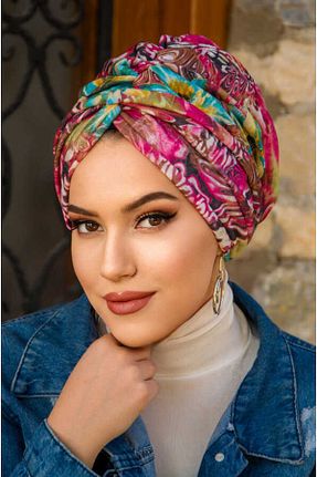 کلاه شنای حجاب زرد زنانه Aişe Tesettür - کد 827150444
