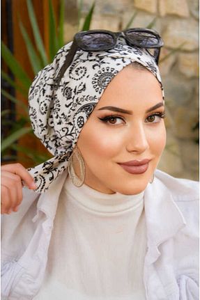 کلاه شنای حجاب مشکی زنانه Aişe Tesettür - کد 837443283
