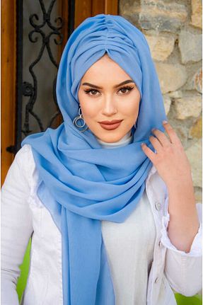 شال بژ زنانه پلی استر Aişe Tesettür - کد 680153709