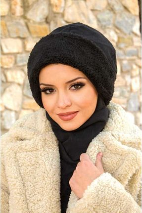 کلاه مشکی زنانه Aişe Tesettür - کد 887071862