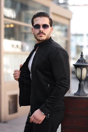 کاپشن مشکی مردانه اسلیم فیت ByTrend - کد 904657037
