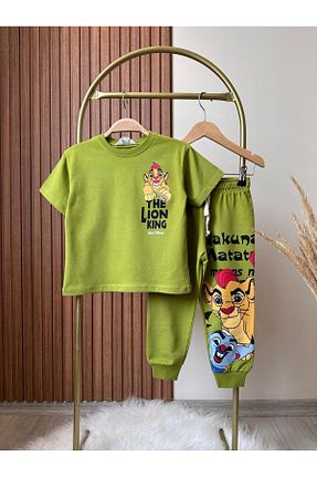 ست گرمکن سبز بچه گانه %100 پنبه KidsSel - کد 906436921