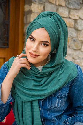 کلاه شنای حجاب آبی زنانه Aişe Tesettür - کد 808018835