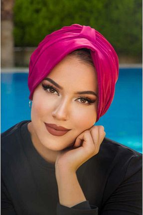 کلاه صورتی زنانه Aişe Tesettür - کد 851032466