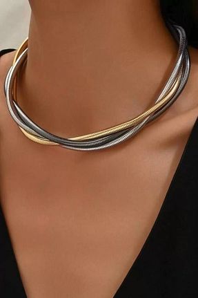 گردنبند جواهر زنانه فلزی CAŞ DEKORASYON - کد 904663801