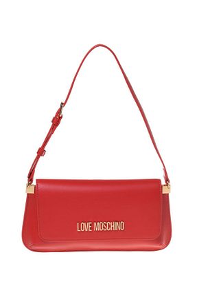 کیف دوشی قرمز زنانه Love Moschino - کد 904659580