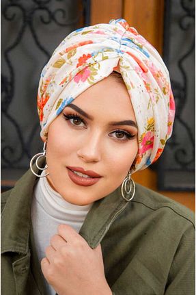 کلاه شنای حجاب نباتی زنانه Aişe Tesettür - کد 813005111