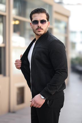 کاپشن مشکی مردانه اسلیم فیت ByTrend - کد 904659832