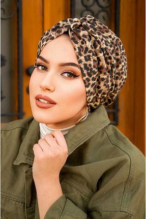شال قهوه ای زنانه پنبه پلی استر Aişe Tesettür - کد 815616942