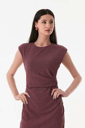 لباس بنفش بافتنی Fullamoda - کد 904675072