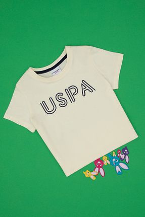 تیشرت بژ بچه گانه رگولار U.S. Polo Assn. - کد 904686781