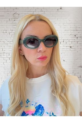 عینک آفتابی سبز زنانه 52 Rachel Paris - کد 904670911