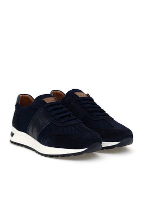 کفش اسنیکر سرمه ای مردانه میکروفیبر U.S. Polo Assn. - کد 904678781
