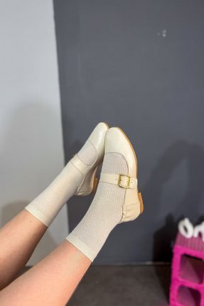 بابت بژ زنانه چرم مصنوعی SHOEBELLAS - کد 904684224