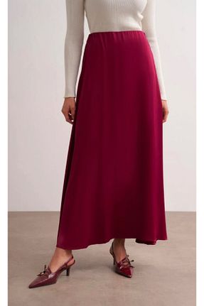 دامن حجاب زرشکی زنانه رگولار LAFS.CO - کد 904671252