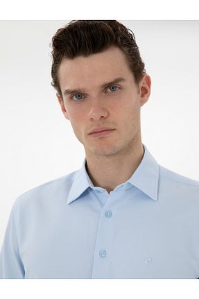 پیراهن آبی مردانه رگولار Pierre Cardin - کد 904692075