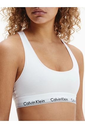 سوتین ورزشی سفید زنانه پنبه ای Calvin Klein - کد 1840784