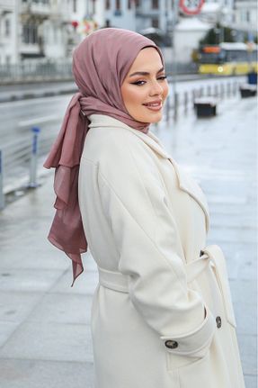 شال صورتی زنانه پنبه پلی استر Armine - کد 904691274