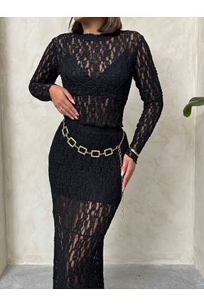 بلوز مشکی زنانه Ajurlu Miss Allos - کد 904698018