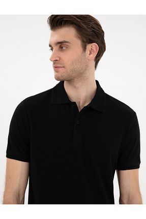 پولوشرت قهوه ای مردانه %100 پنبه Pierre Cardin - کد 904712326